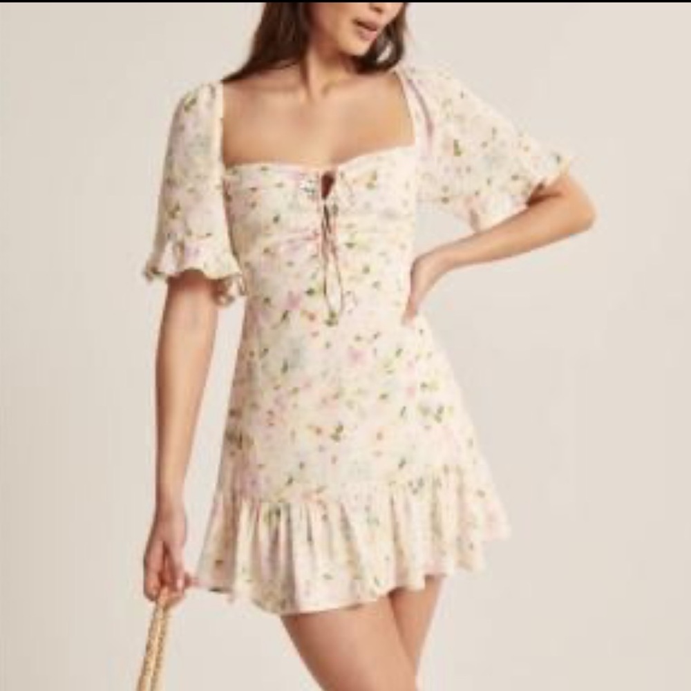 Floral mini dress